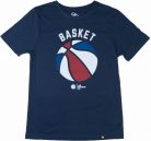 Póló Basket kék-piros