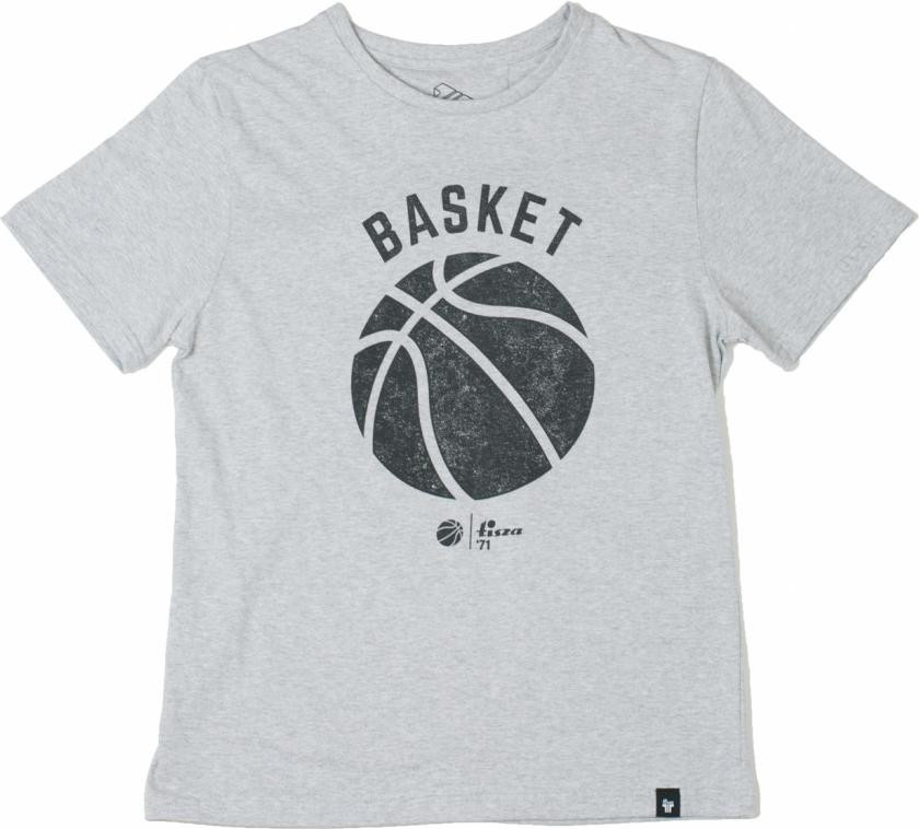 Póló Basket szürke-fekete